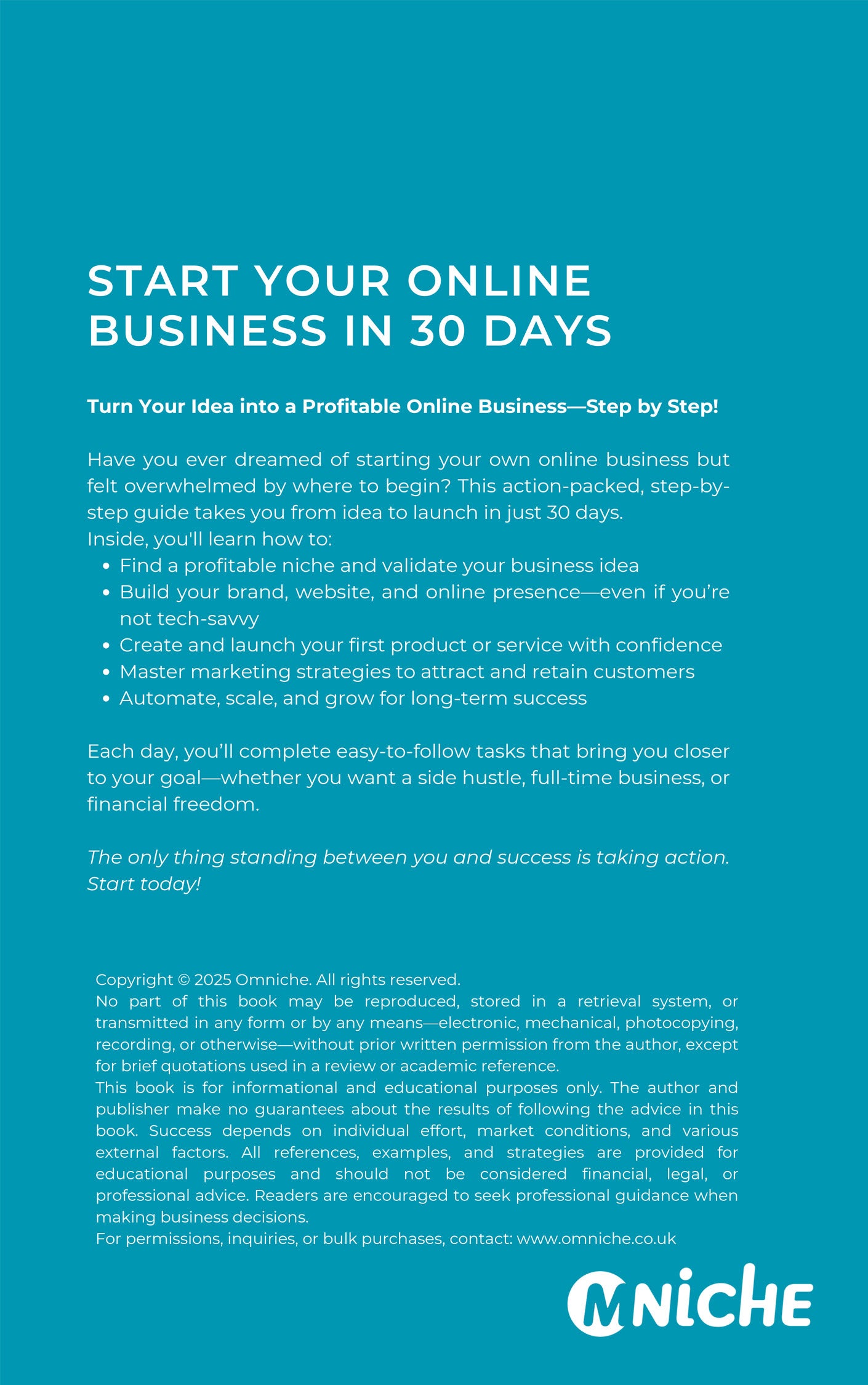 Start Your Online Business In 30 Days